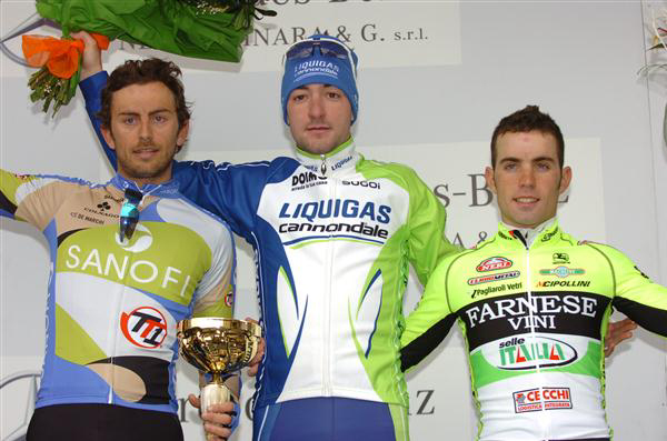 Stage 1 podium